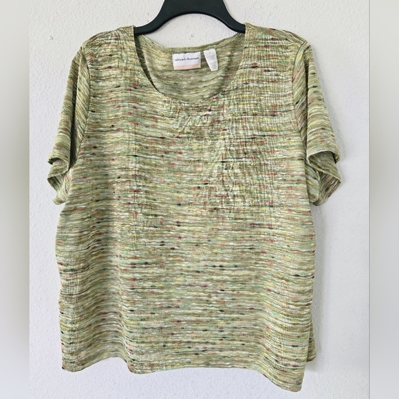 Alfred Dunner Women's Knit Sweater Top 2X Plus Embroidered Pullover Exellent - Picture 2 of 10